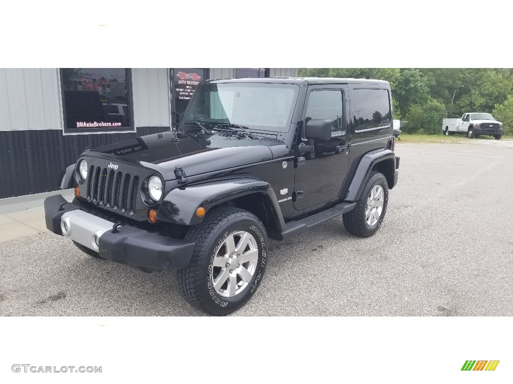 2011 Wrangler Sahara 70th Anniversary 4x4 - Black / Black/Dark Olive photo #4