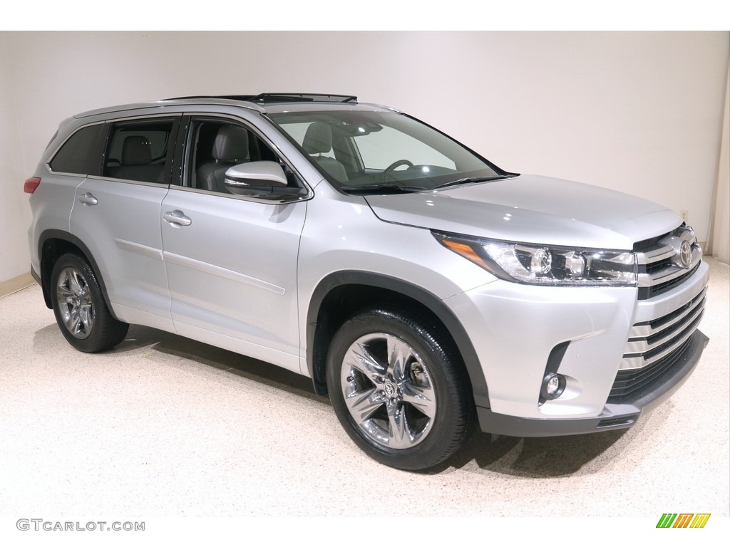 2019 Highlander Limited Platinum AWD - Celestial Silver Metallic / Ash photo #1