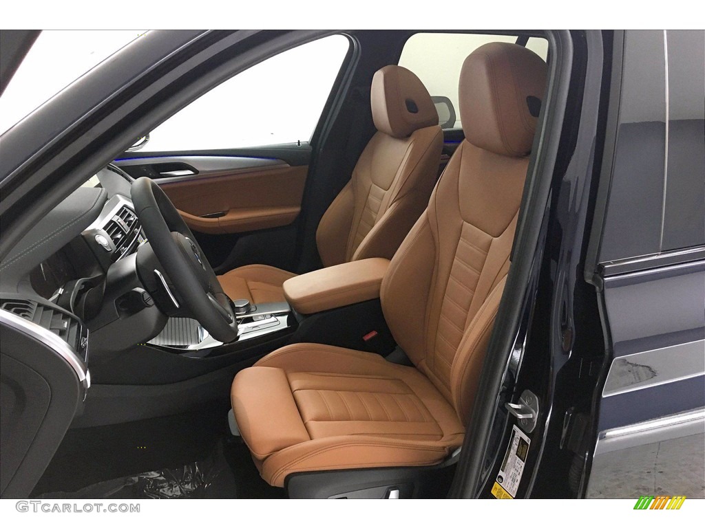 Cognac Interior 2020 BMW X3 M40i Photo #139425174
