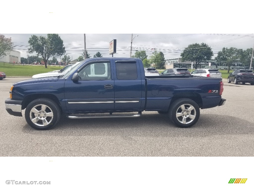 2004 Silverado 1500 Z71 Extended Cab 4x4 - Arrival Blue Metallic / Dark Charcoal photo #2