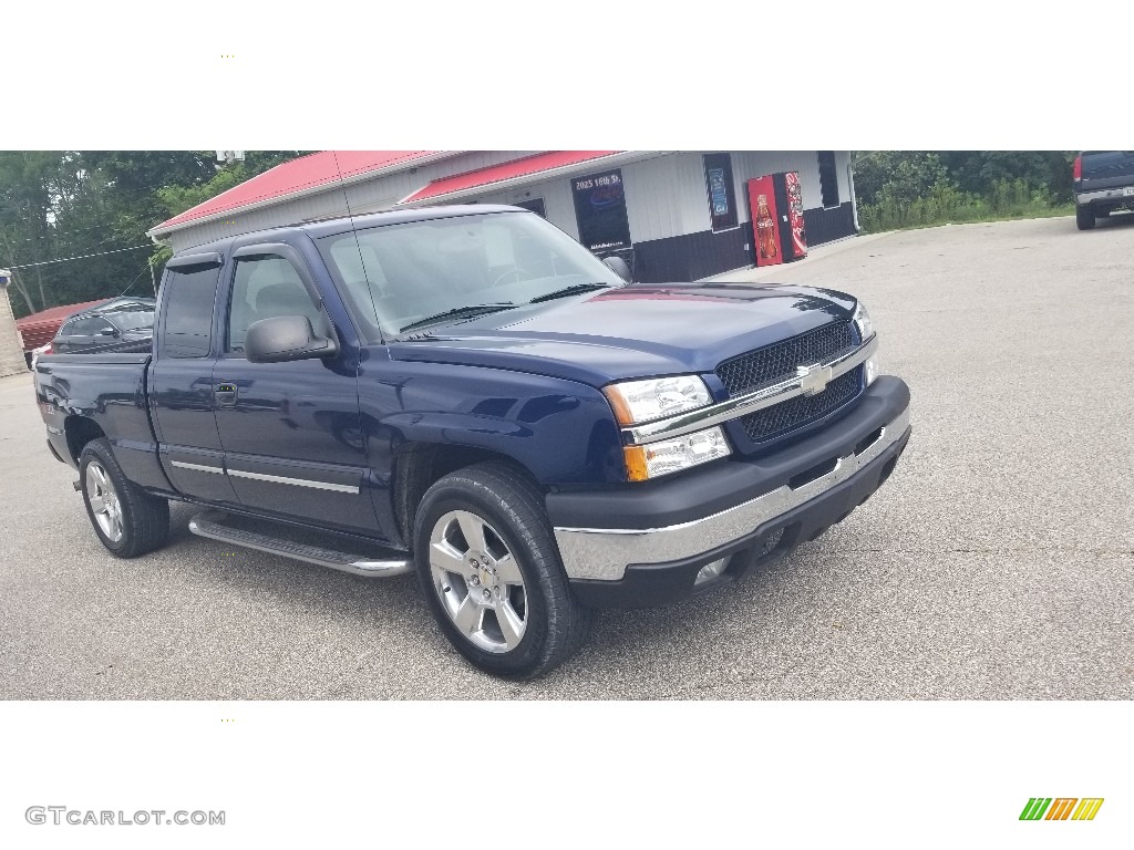 2004 Silverado 1500 Z71 Extended Cab 4x4 - Arrival Blue Metallic / Dark Charcoal photo #6