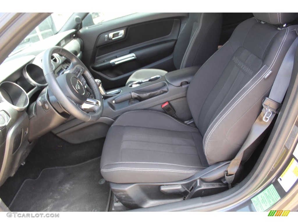 2019 Mustang EcoBoost Fastback - Magnetic / Ebony photo #10