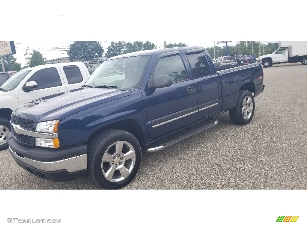 2004 Silverado 1500 Z71 Extended Cab 4x4 - Arrival Blue Metallic / Dark Charcoal photo #24