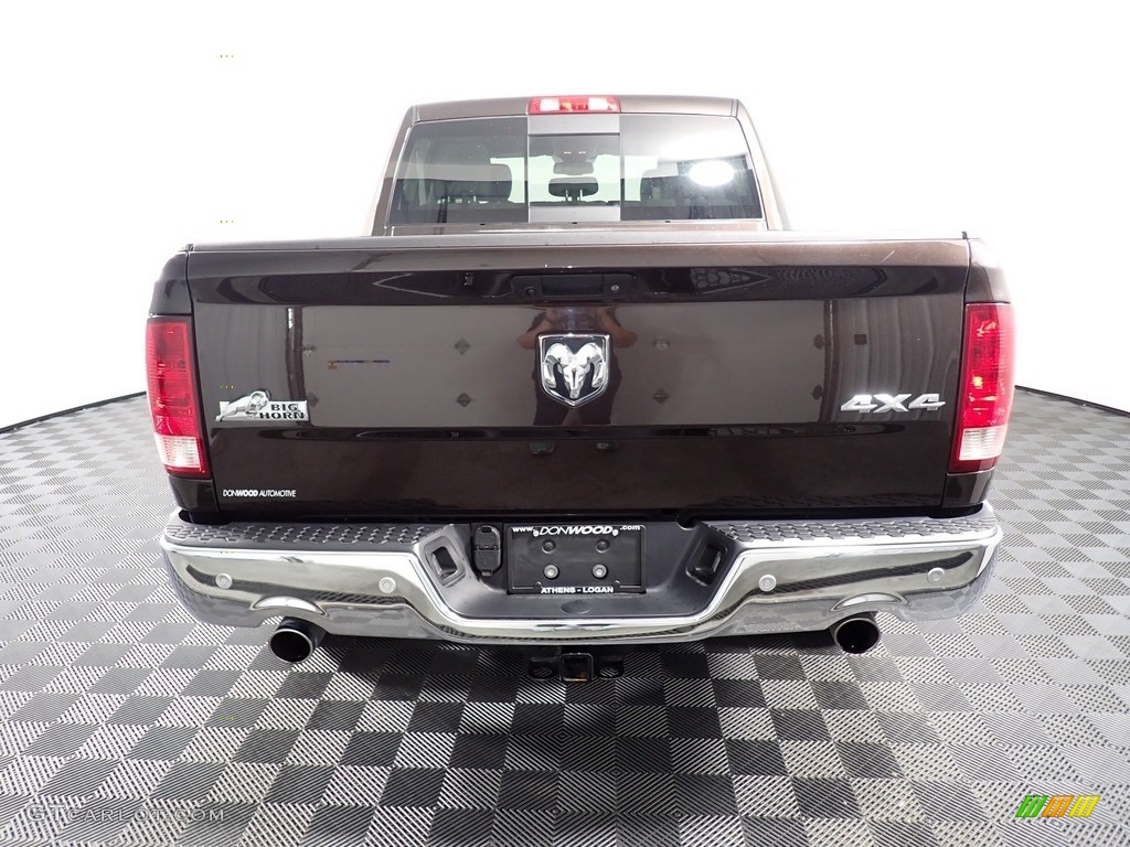 2017 1500 Big Horn Crew Cab 4x4 - Luxury Brown Pearl / Black/Diesel Gray photo #14