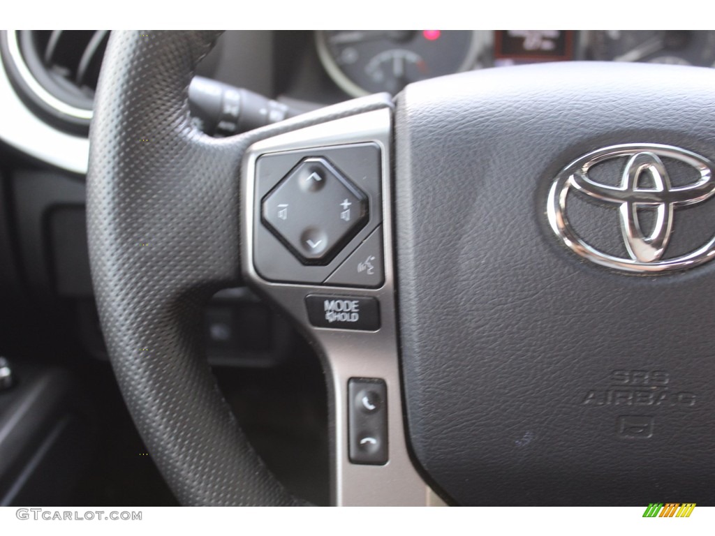 2018 Toyota Tacoma Limited Double Cab 4x4 Hickory Steering Wheel Photo #139426999