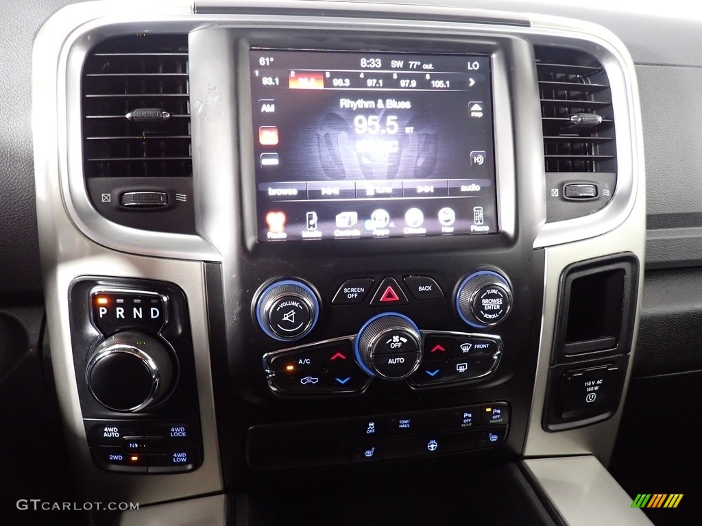 2017 1500 Big Horn Crew Cab 4x4 - Luxury Brown Pearl / Black/Diesel Gray photo #41