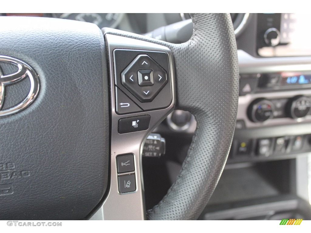 2018 Toyota Tacoma Limited Double Cab 4x4 Hickory Steering Wheel Photo #139427025