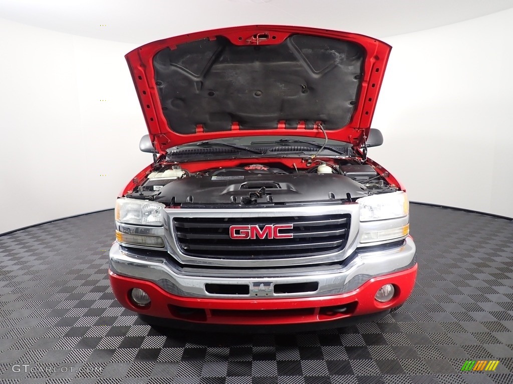 2006 Sierra 1500 SLE Crew Cab 4x4 - Fire Red / Dark Pewter photo #6