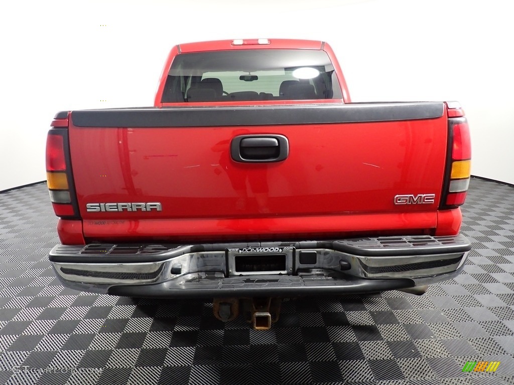 2006 Sierra 1500 SLE Crew Cab 4x4 - Fire Red / Dark Pewter photo #12