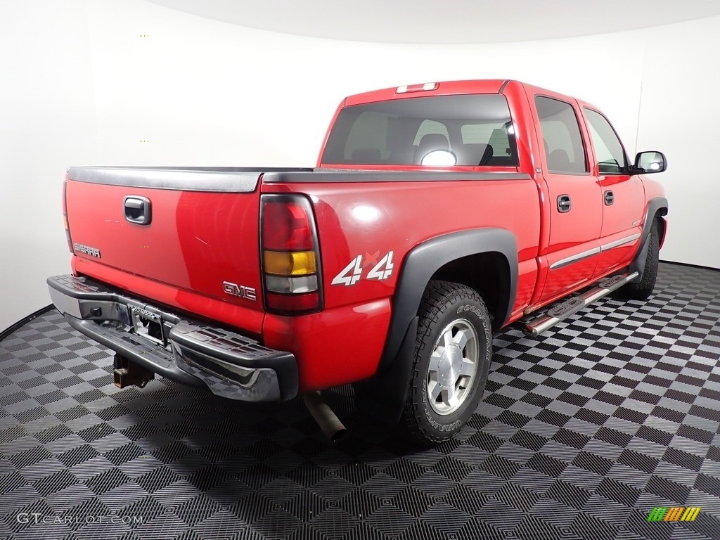 Fire Red 2006 GMC Sierra 1500 SLE Crew Cab 4x4 Exterior Photo #139427508