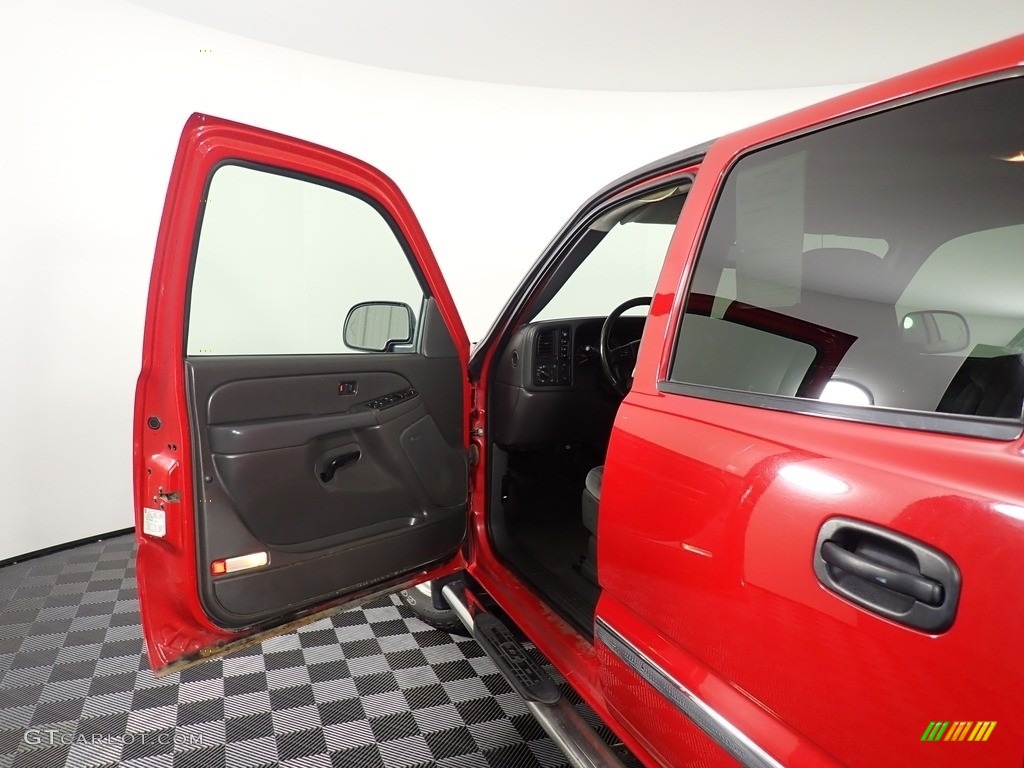 2006 Sierra 1500 SLE Crew Cab 4x4 - Fire Red / Dark Pewter photo #30