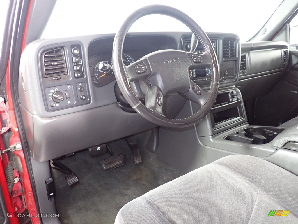 2006 Sierra 1500 SLE Crew Cab 4x4 - Fire Red / Dark Pewter photo #31
