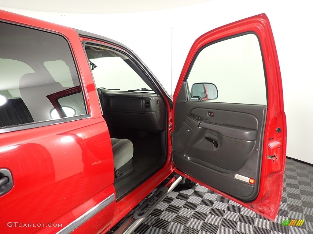 2006 Sierra 1500 SLE Crew Cab 4x4 - Fire Red / Dark Pewter photo #39
