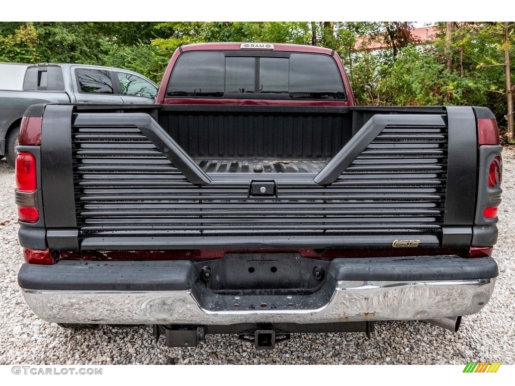 2001 Ram 3500 SLT Quad Cab - Dark Garnet Red Pearl / Agate photo #5