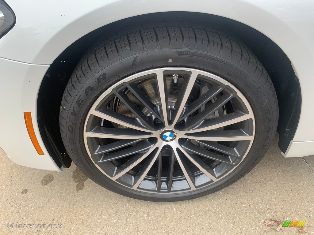 2021 5 Series 540i xDrive Sedan - Mineral White Metallic / Canberra Beige photo #5