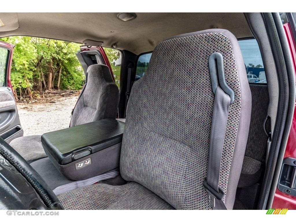 2001 Ram 3500 SLT Quad Cab - Dark Garnet Red Pearl / Agate photo #17