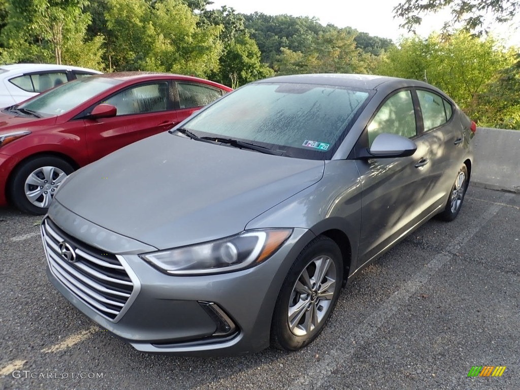 Galactic Gray 2018 Hyundai Elantra Value Edition Exterior Photo #139429653