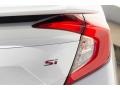 2020 Platinum White Pearl Honda Civic Si Sedan  photo #7