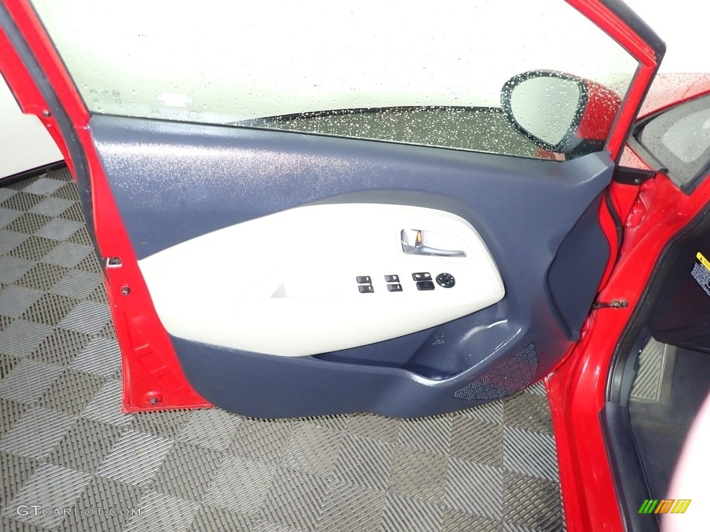 2013 Rio LX Sedan - Signal Red / Beige photo #16