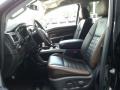 2017 Nissan TITAN XD Black/Brown Interior Front Seat Photo
