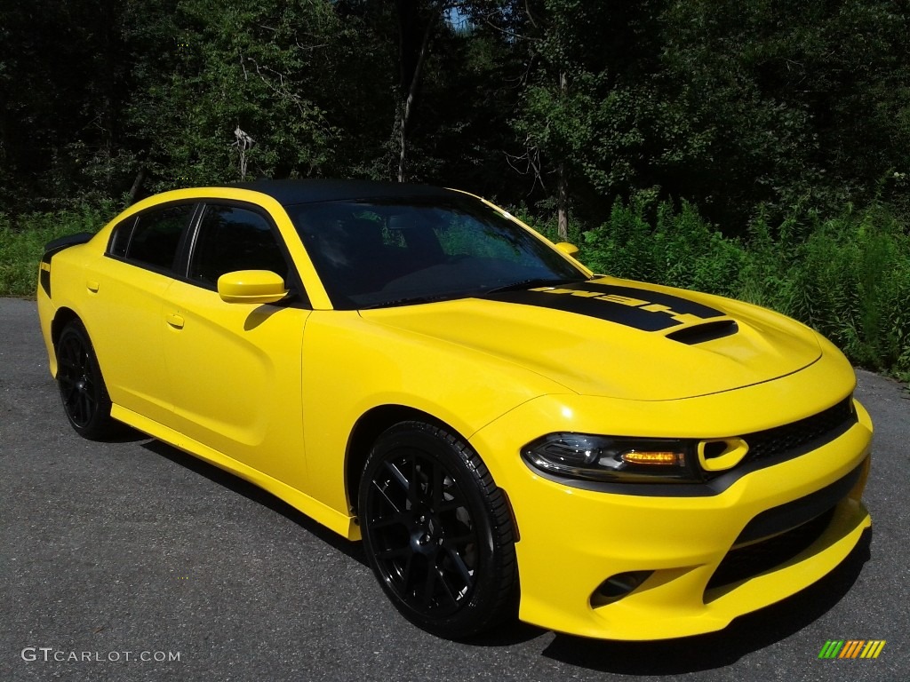 2017 Charger Daytona - Yellow Jacket / Black/Brazen Gold photo #5
