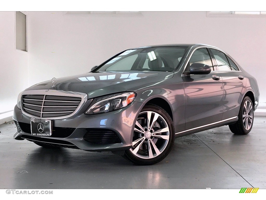 Selenite Grey Metallic 2017 Mercedes-Benz C 300 4Matic Sedan Exterior Photo #139432377
