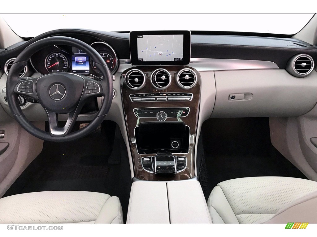 Crystal Grey/Black Interior 2017 Mercedes-Benz C 300 4Matic Sedan Photo #139432478