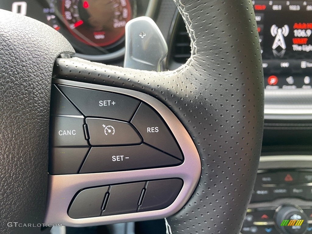 2020 Dodge Challenger SRT Hellcat Redeye Widebody Black Steering Wheel Photo #139433103