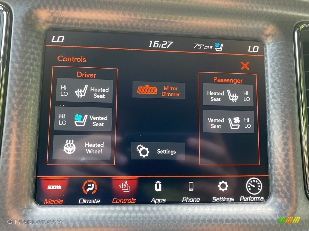 2020 Dodge Challenger SRT Hellcat Redeye Widebody Controls Photo #139433161
