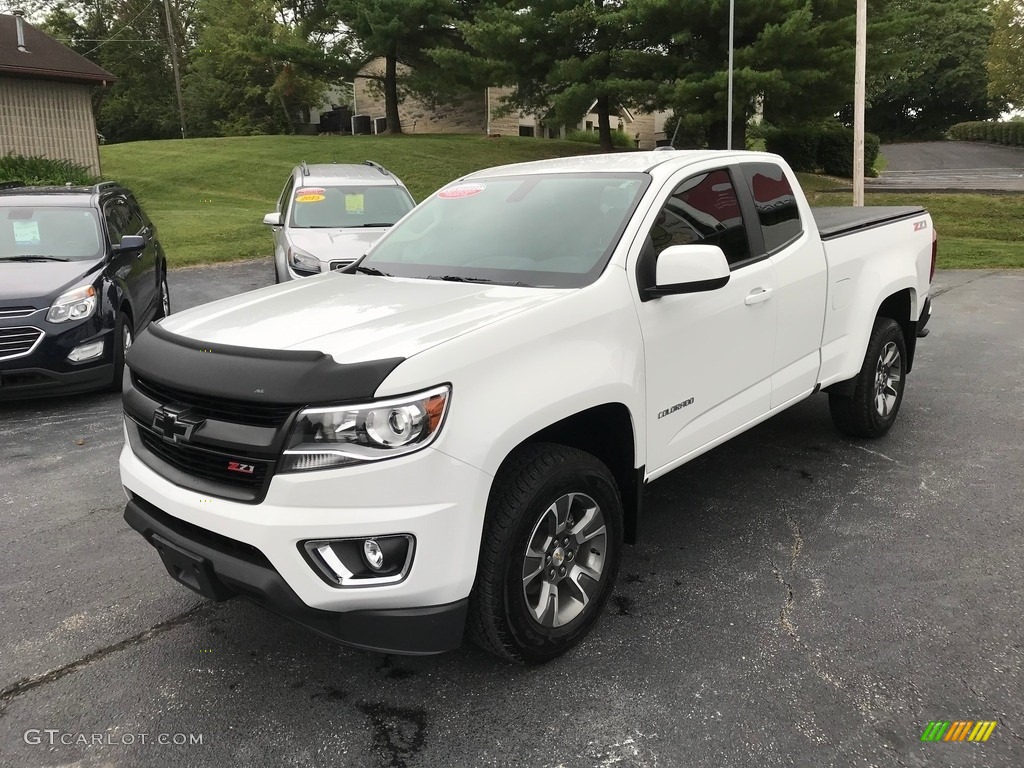 Summit White 2019 Chevrolet Colorado Z71 Extended Cab 4x4 Exterior Photo #139433706