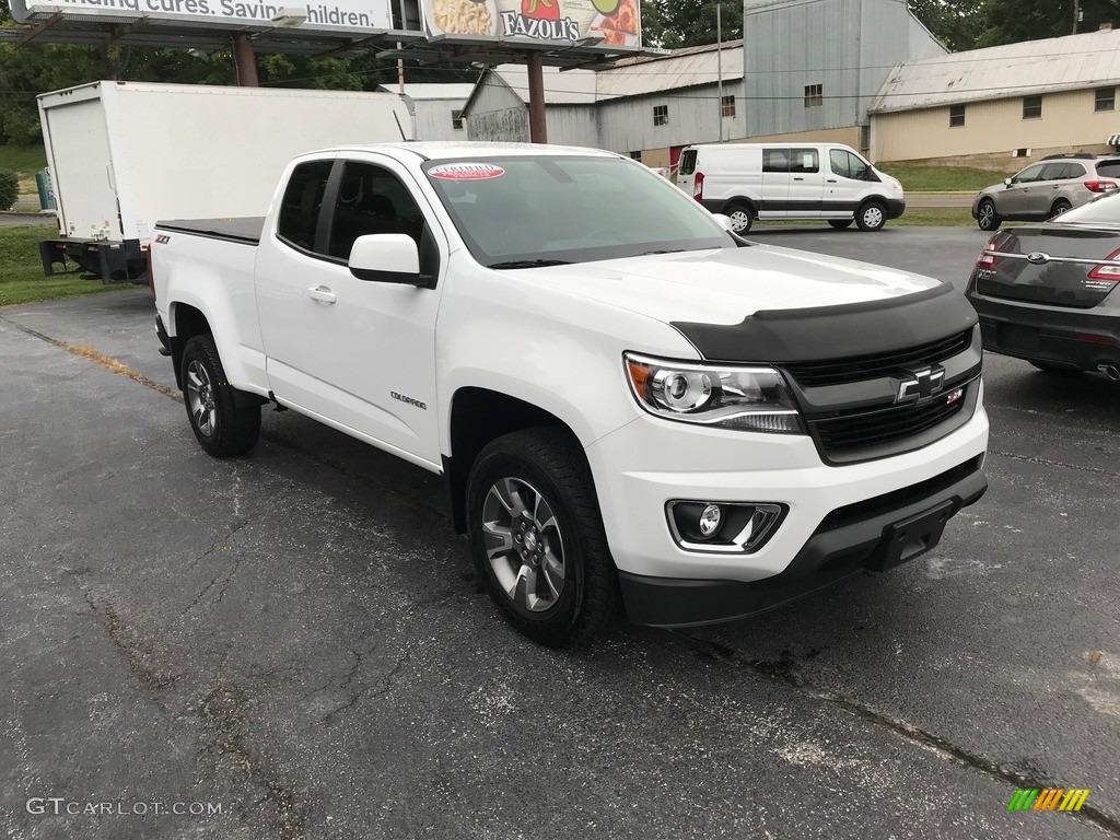 Summit White 2019 Chevrolet Colorado Z71 Extended Cab 4x4 Exterior Photo #139433748
