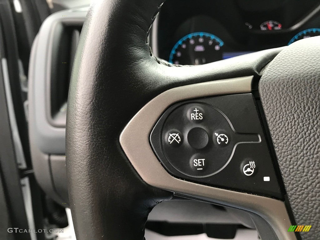 2019 Chevrolet Colorado Z71 Extended Cab 4x4 Jet Black/Dark Ash Steering Wheel Photo #139433991