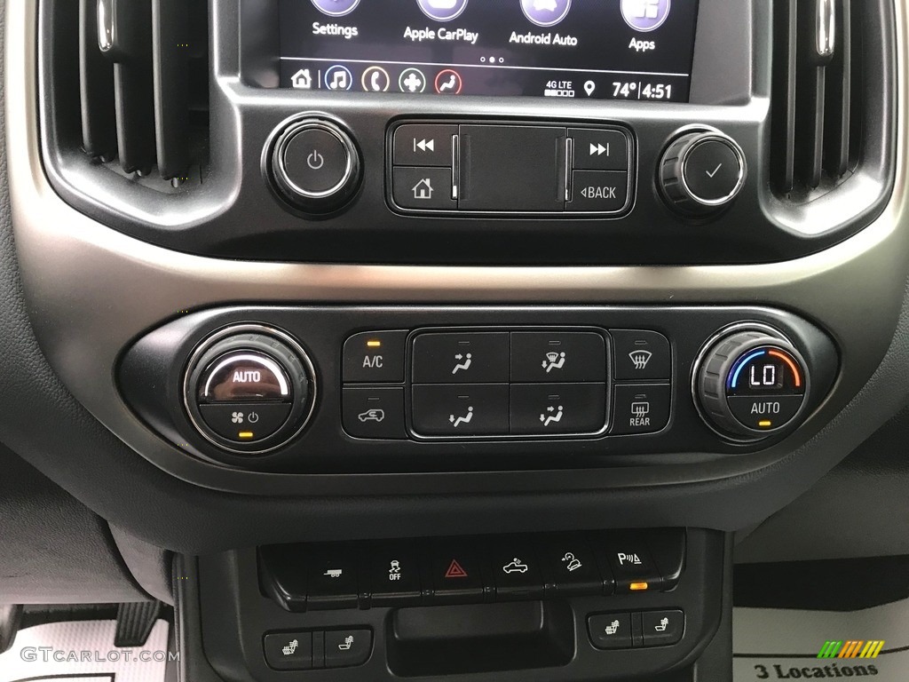 2019 Chevrolet Colorado Z71 Extended Cab 4x4 Controls Photo #139434147