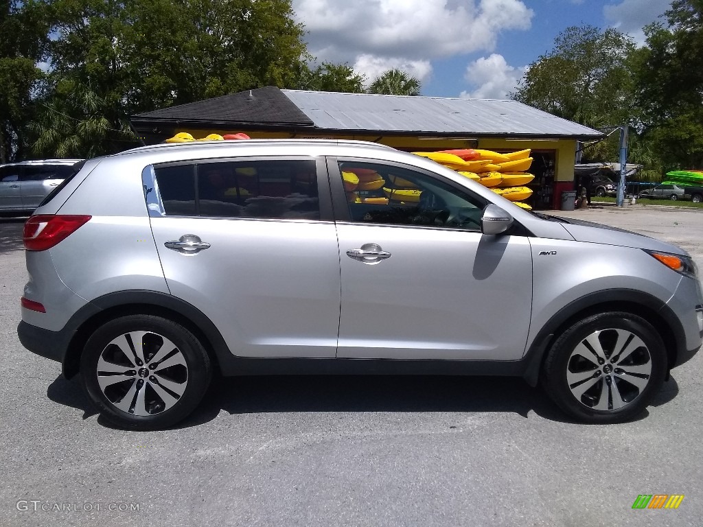 Bright Silver 2013 Kia Sportage EX AWD Exterior Photo #139434582