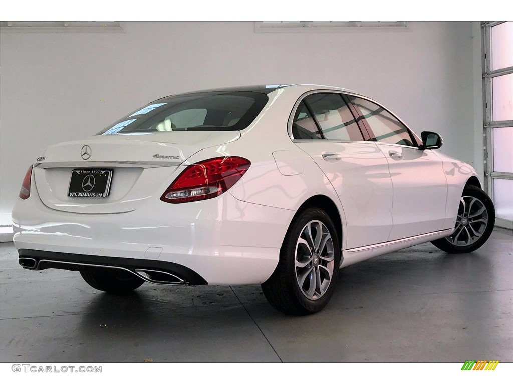 Polar White 2017 Mercedes-Benz C 300 4Matic Sedan Exterior Photo #139434831