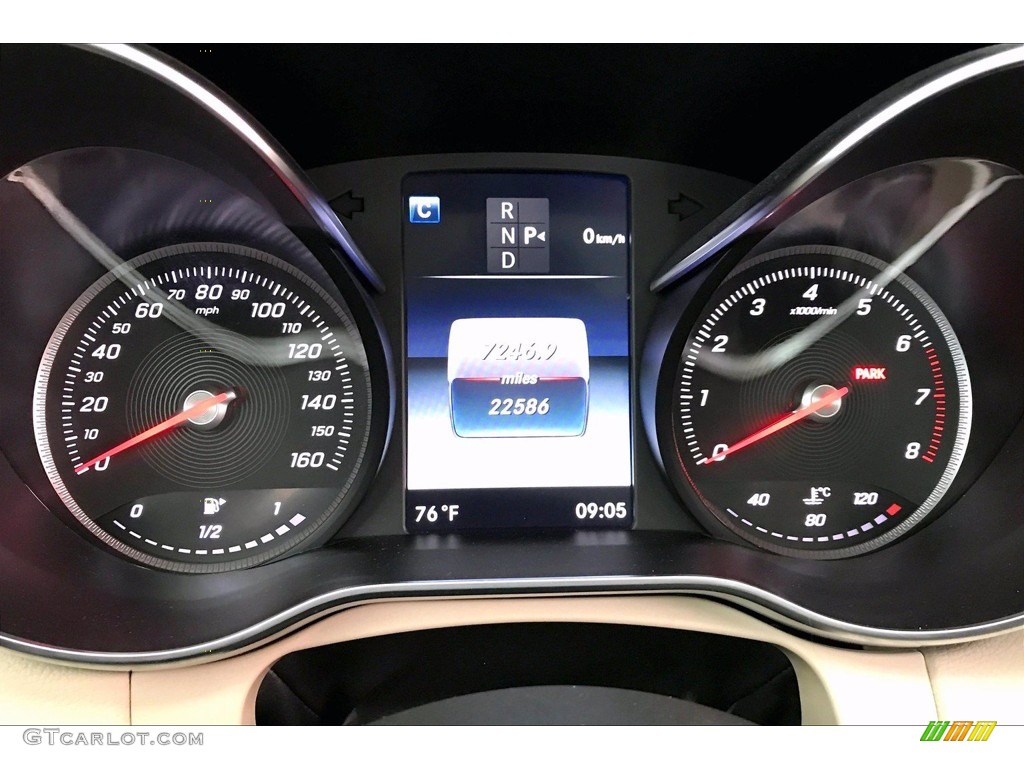 2017 Mercedes-Benz C 300 4Matic Sedan Gauges Photo #139434891