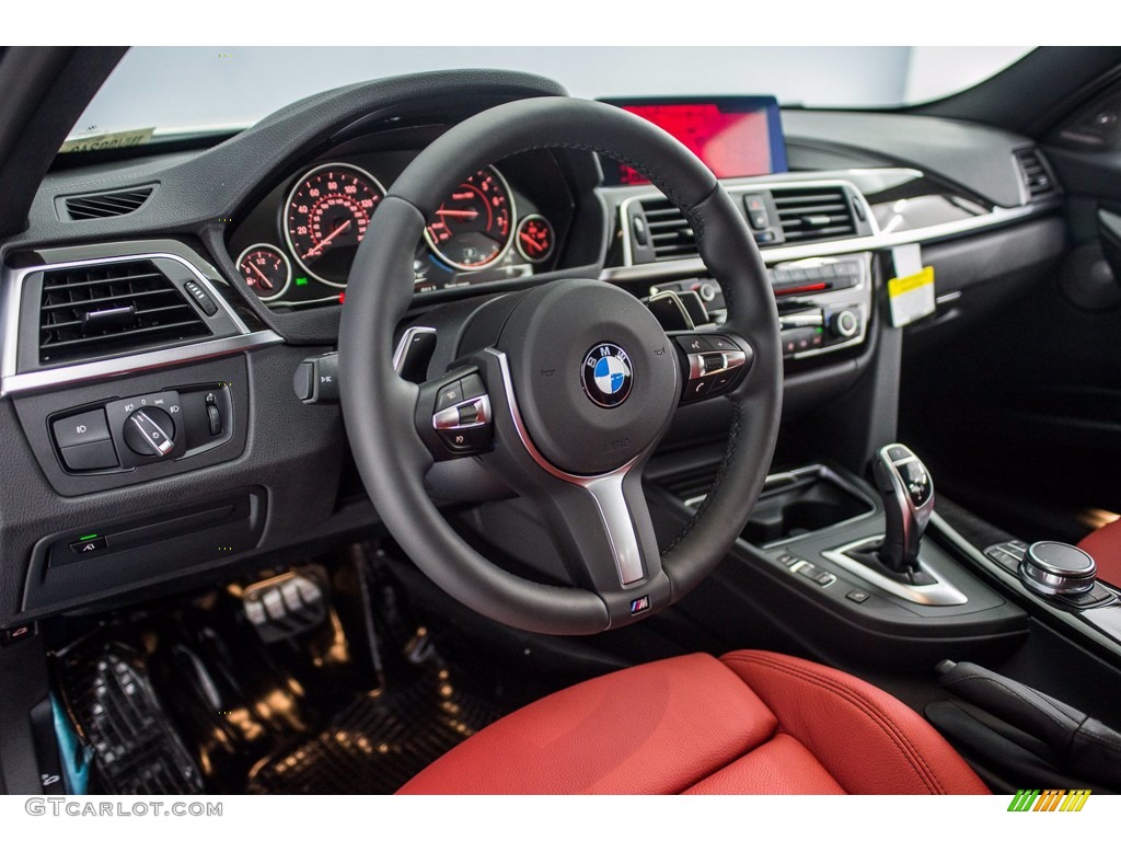 2018 3 Series 340i Sedan - Alpine White / Coral Red photo #6