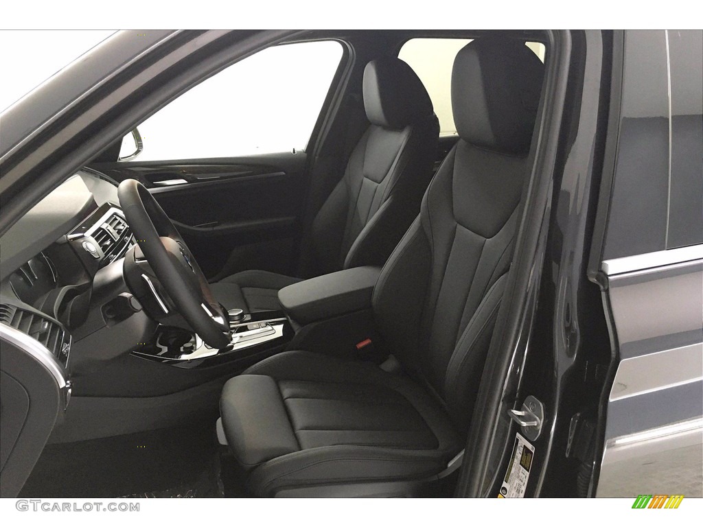 Black Interior 2021 BMW X3 sDrive30i Photo #139435731
