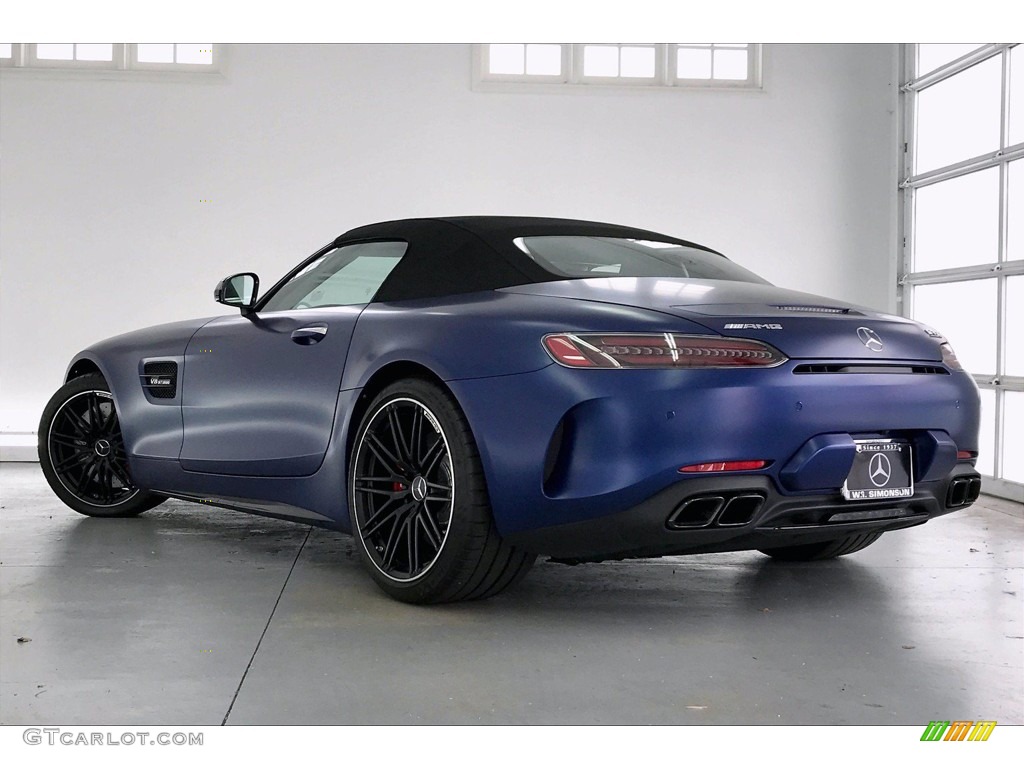 2020 AMG GT C Roadster - designo Brilliant Blue Magno (Matte) / Macchiato Beige/Black photo #2