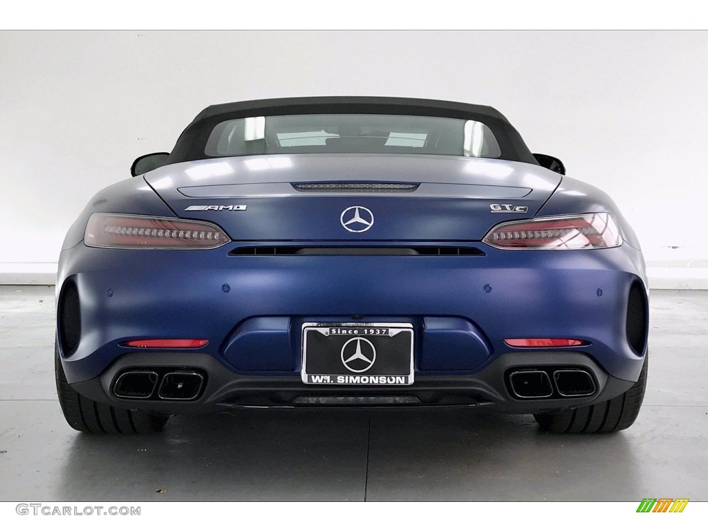 2020 AMG GT C Roadster - designo Brilliant Blue Magno (Matte) / Macchiato Beige/Black photo #3