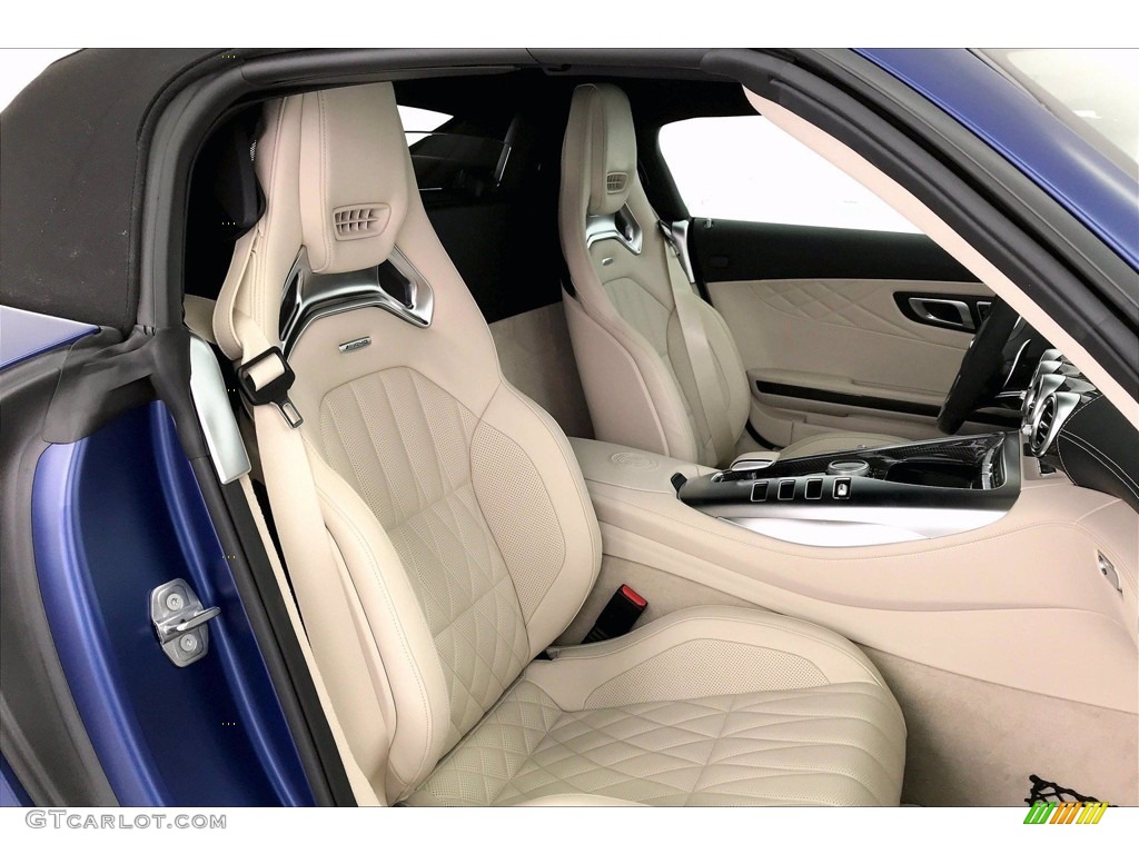 Macchiato Beige/Black Interior 2020 Mercedes-Benz AMG GT C Roadster Photo #139436057