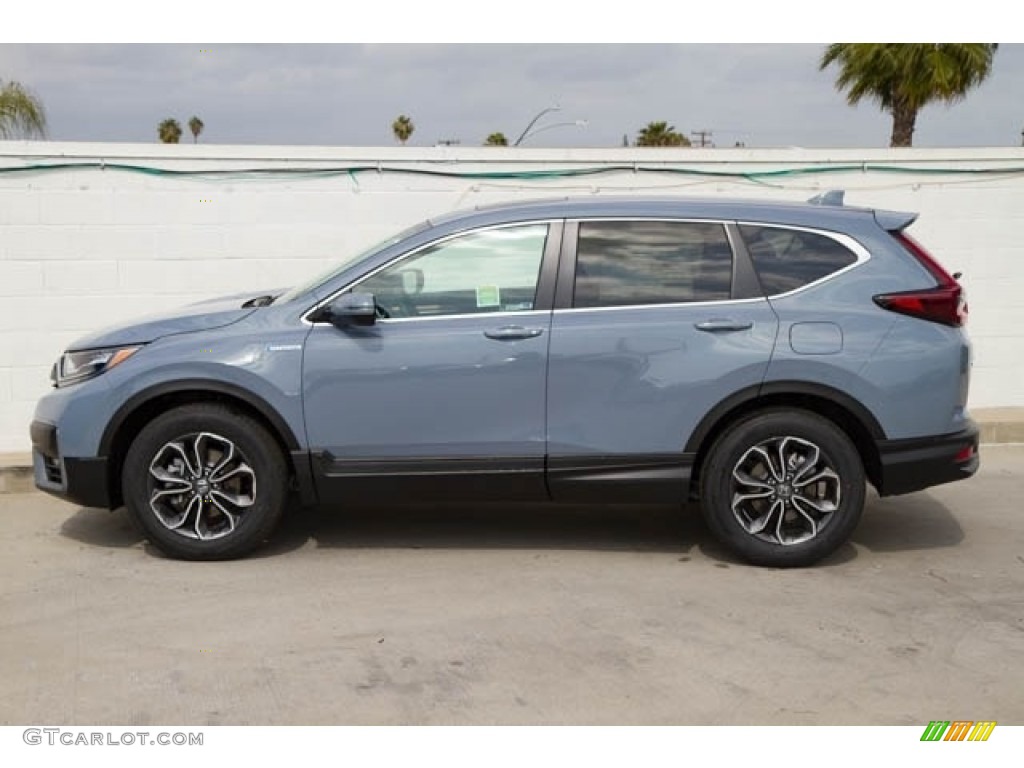 Sonic Gray Pearl 2020 Honda CR-V EX AWD Hybrid Exterior Photo #139437471