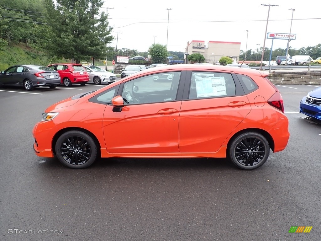 Orange Fury 2020 Honda Fit Sport Exterior Photo #139437951