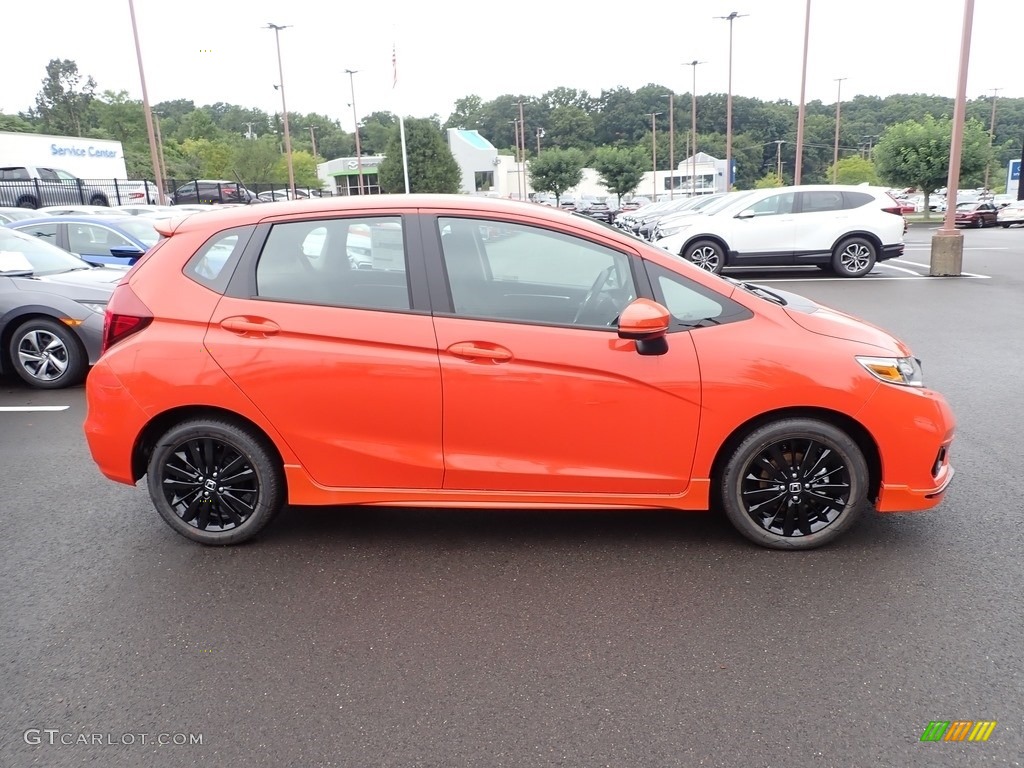 Orange Fury 2020 Honda Fit Sport Exterior Photo #139438047