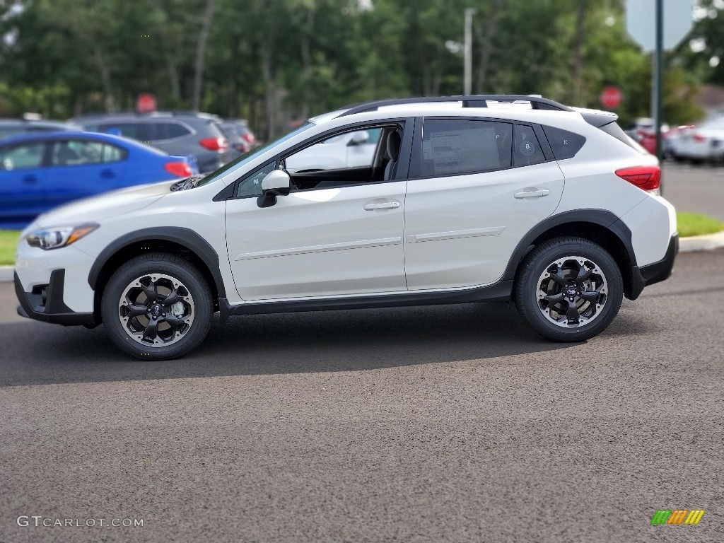 Crystal White Pearl 2021 Subaru Crosstrek Premium Exterior Photo #139438361