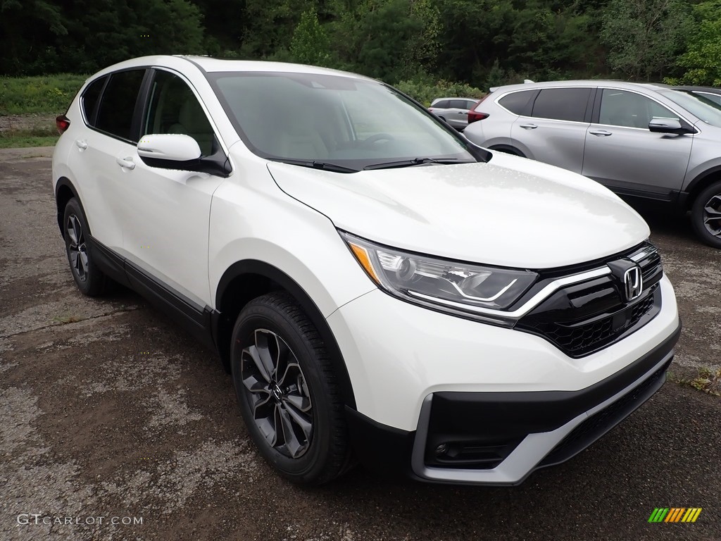 2020 CR-V EX AWD - Platinum White Pearl / Ivory photo #6