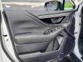 Slate Black 2020 Subaru Outback Limited XT Door Panel