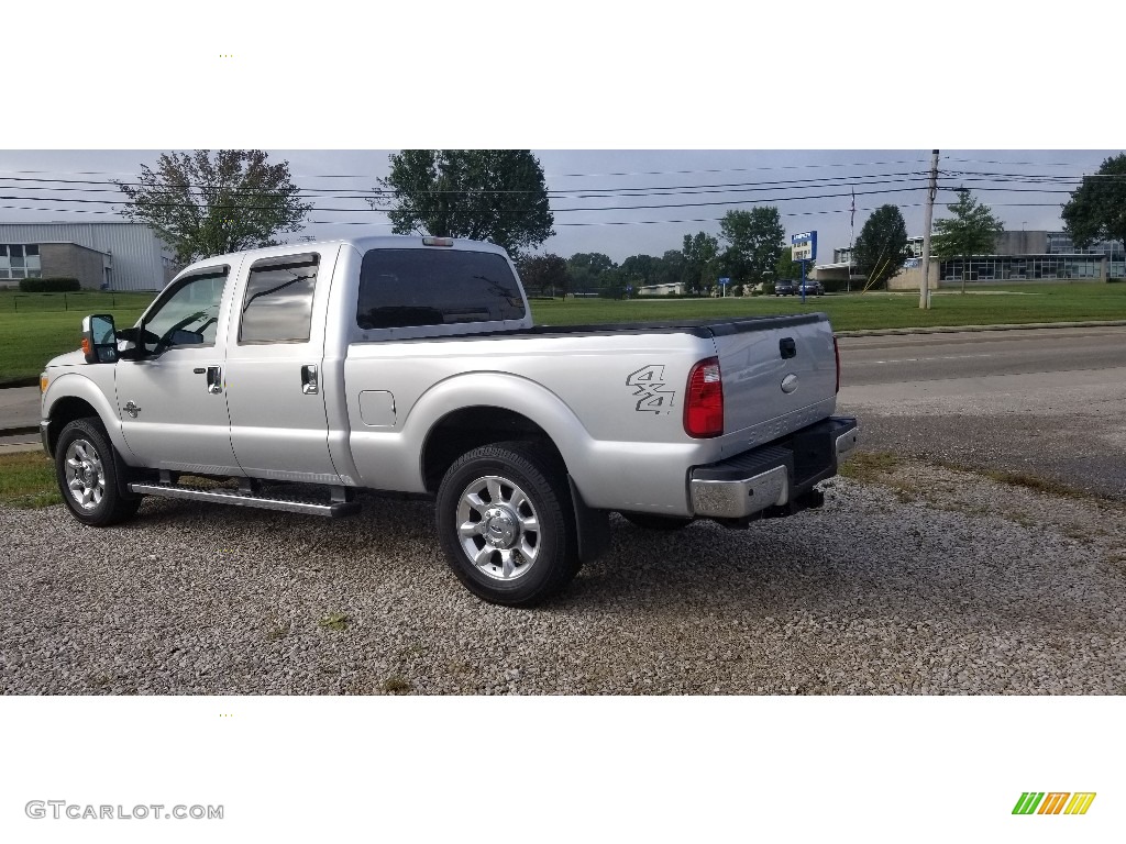 2011 F250 Super Duty XLT Crew Cab 4x4 - Ingot Silver Metallic / Steel Gray photo #5