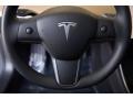Black 2019 Tesla Model 3 Standard Range Steering Wheel