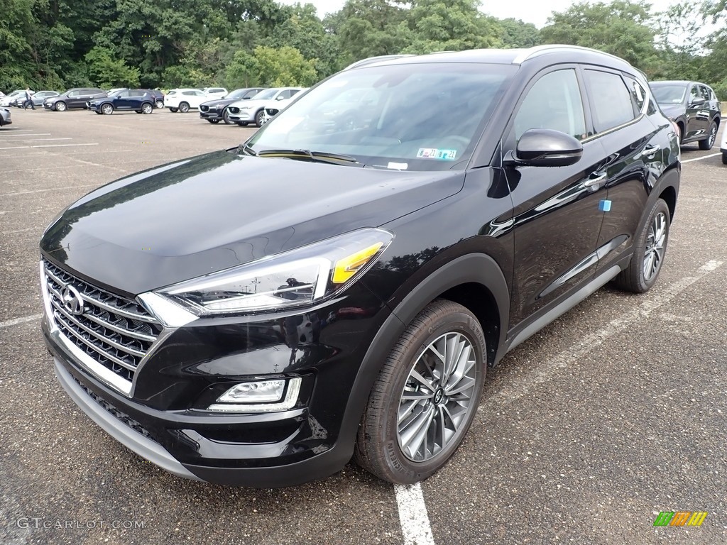 Black Noir Pearl 2021 Hyundai Tucson Limited AWD Exterior Photo #139439928